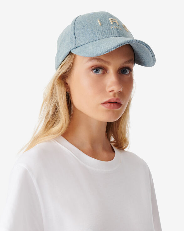 GREB DENIM EMBROIDERED BASEBALL CAP